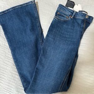 Zara the high waist skinny flare jean
